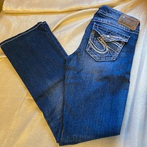 Silver jeans co. pioneer bootcut woman’s size 26 blue jeans